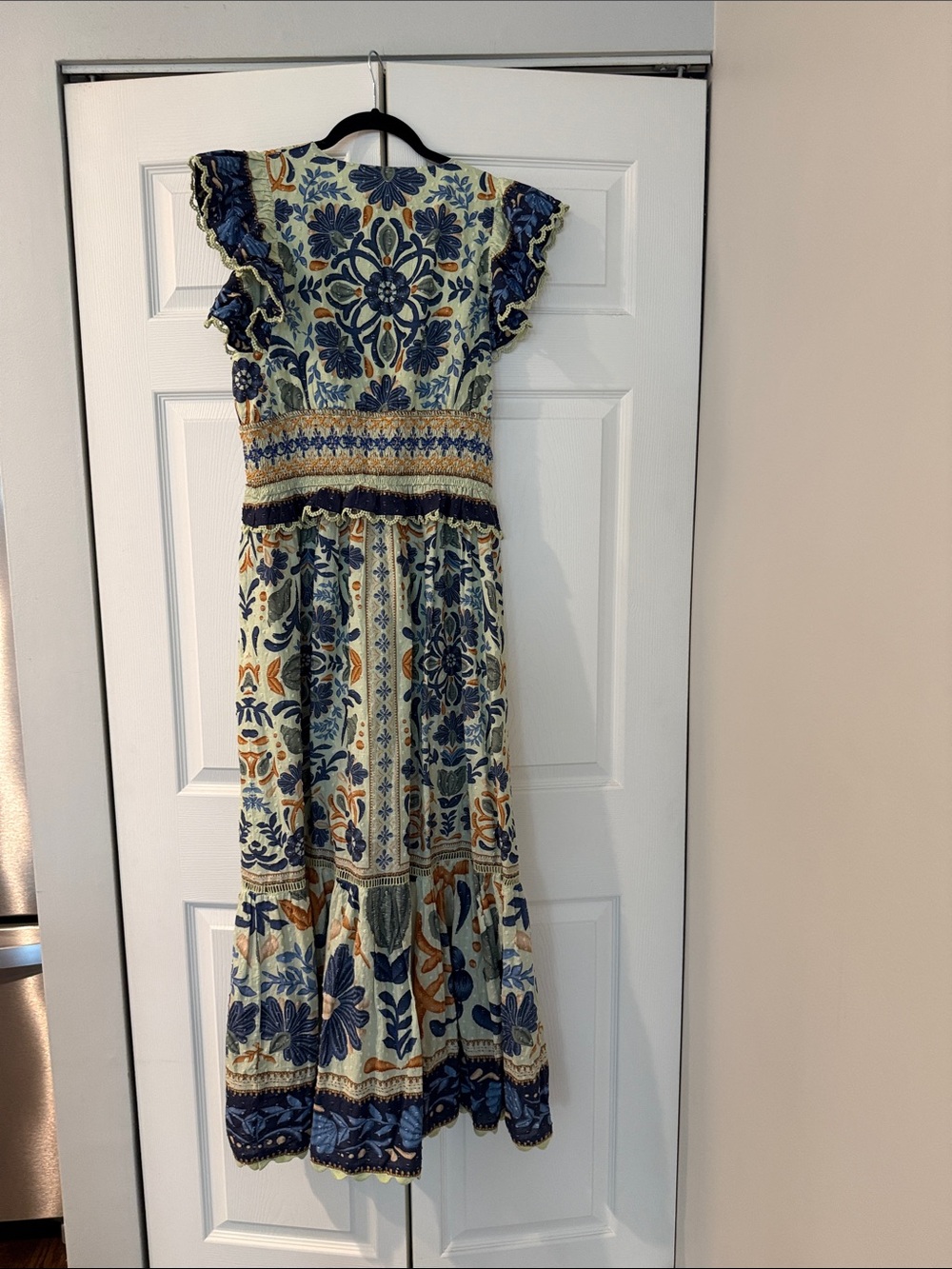 FARM Rio Ocean Tapestry Green Maxi Dress - Picture 8 of 8